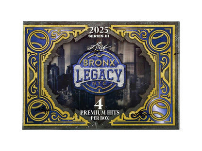 2025 Leaf Bronx Legacy Baseball Hobby Box | Columbia Sports Cards - Columbia Hobby - Sports Card Boxes - Toploaders - Card Savers