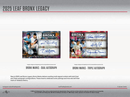 2025 Leaf Bronx Legacy Baseball Hobby Box | Columbia Sports Cards - Columbia Hobby - Sports Card Boxes - Toploaders - Card Savers