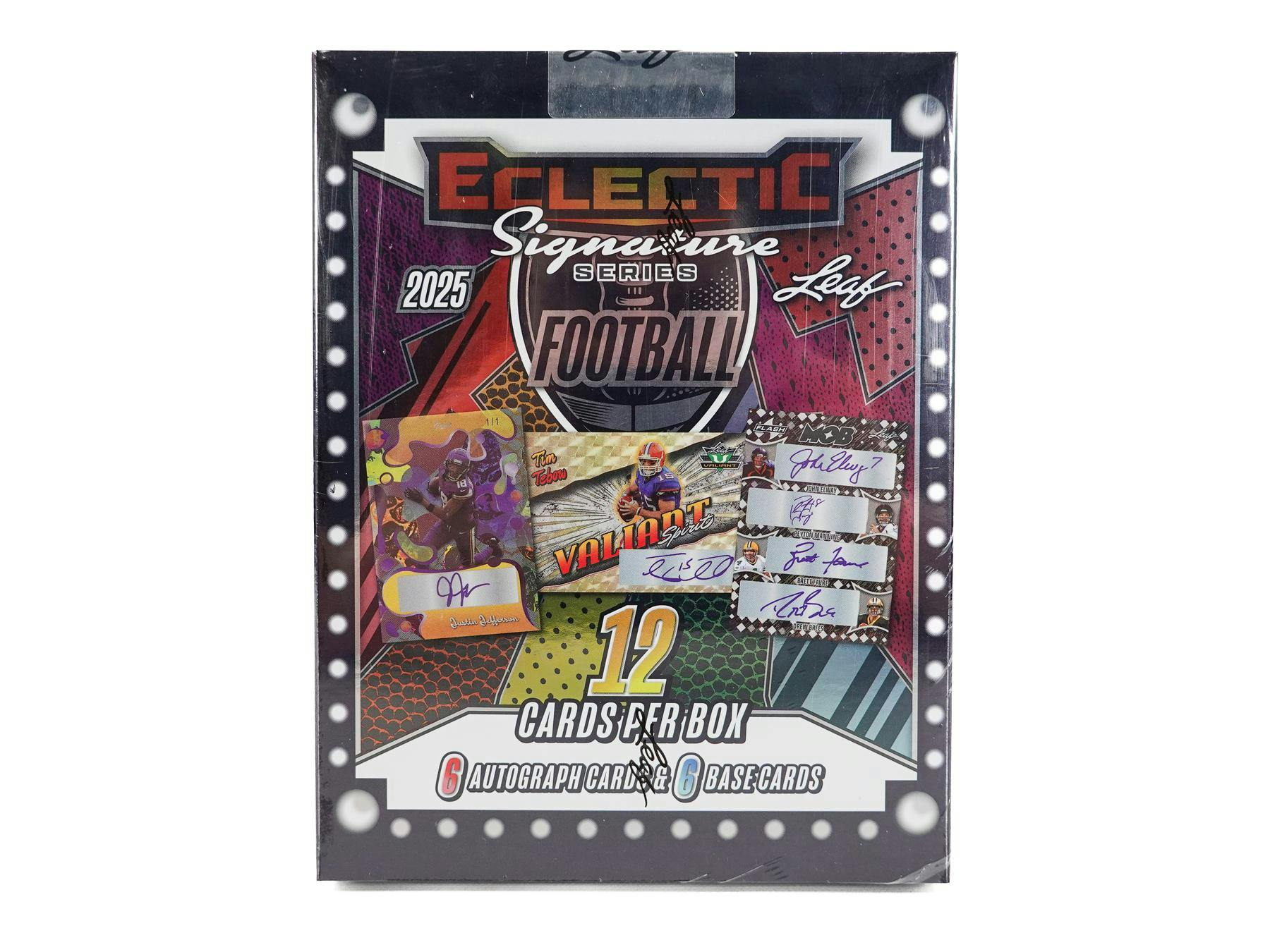 2025 Leaf Eclectic Signature Series Football Hobby Box | Columbia Sports Cards - Columbia Hobby - Sports Card Boxes - Toploaders - Card Savers