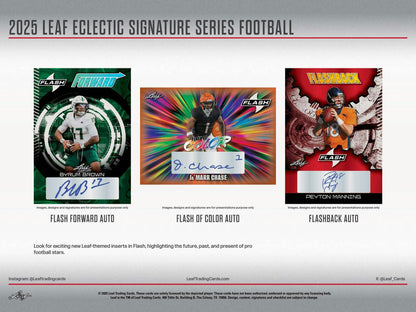 2025 Leaf Eclectic Signature Series Football Mythical Hobby Box | Columbia Sports Cards - Columbia Hobby - Sports Card Boxes - Toploaders - Card Savers