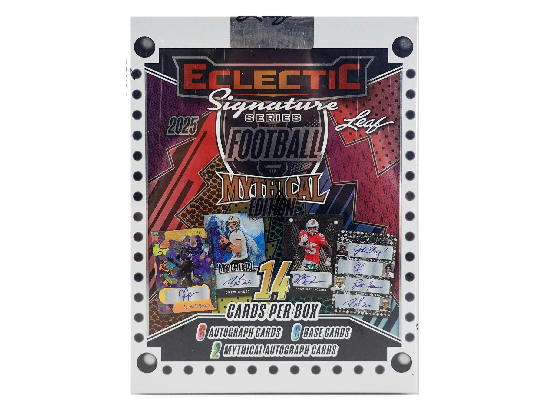 2025 Leaf Eclectic Signature Series Football Mythical Hobby Box | Columbia Sports Cards - Columbia Hobby - Sports Card Boxes - Toploaders - Card Savers