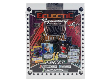 2025 Leaf Eclectic Signature Series Football Mythical Hobby Box | Columbia Sports Cards - Columbia Hobby - Sports Card Boxes - Toploaders - Card Savers