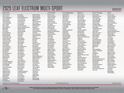 2025 Leaf Electrum Multisport Hobby Box | Columbia Sports Cards - Columbia Hobby - Sports Card Boxes - Toploaders - Card Savers