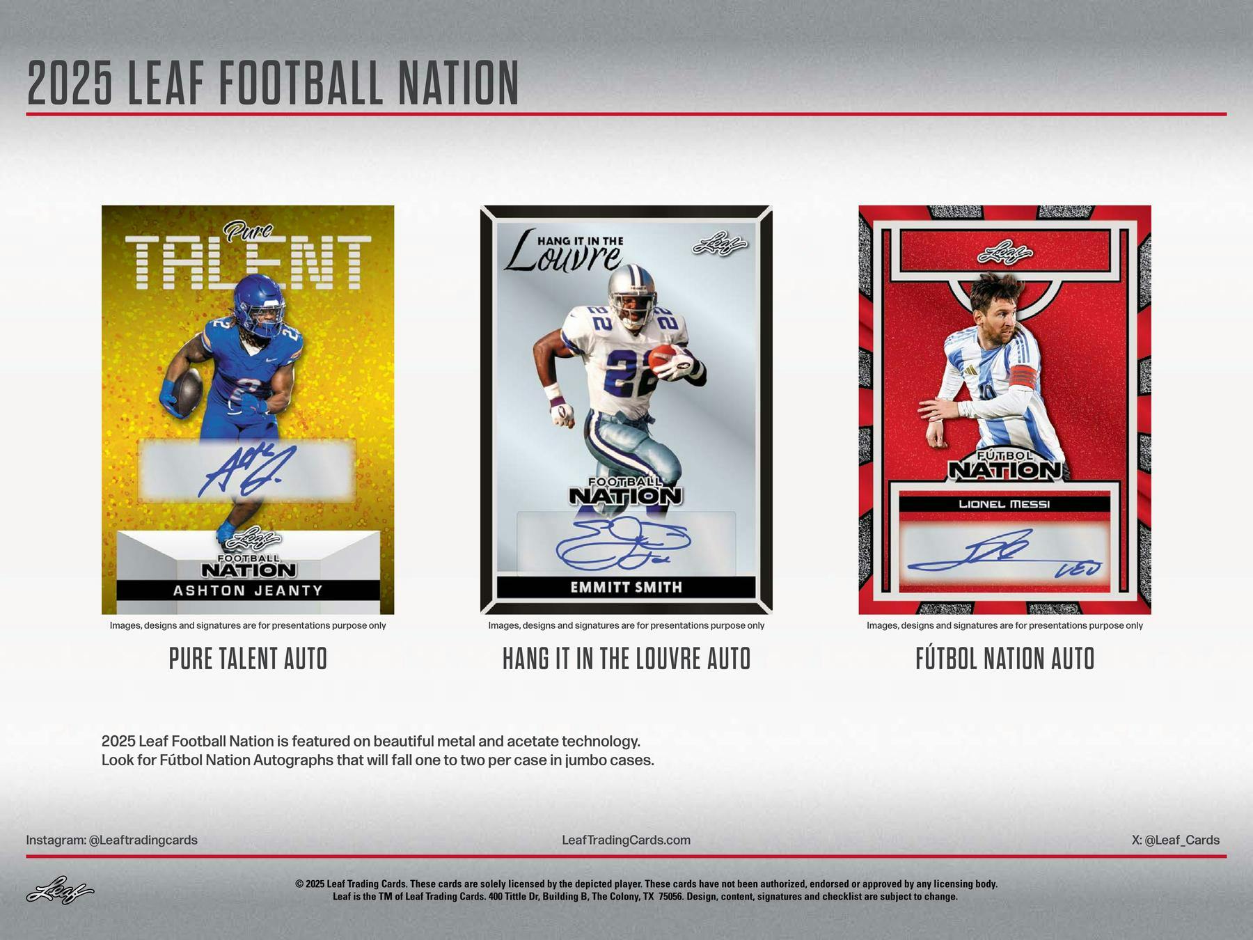2025 Leaf Football Nation Hobby Jumbo Box | Columbia Sports Cards - Columbia Hobby - Sports Card Boxes - Toploaders - Card Savers