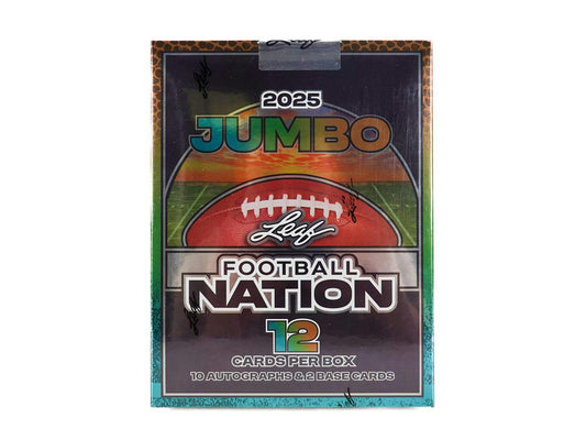 2025 Leaf Football Nation Hobby Jumbo Box | Columbia Sports Cards - Columbia Hobby - Sports Card Boxes - Toploaders - Card Savers