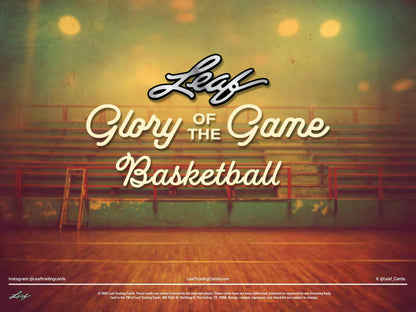 2025 Leaf Glory of the Game Basketball Hobby Box | Columbia Sports Cards - Columbia Hobby - Sports Card Boxes - Toploaders - Card Savers