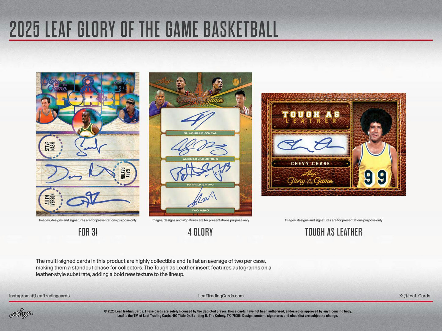 2025 Leaf Glory of the Game Basketball Hobby Box | Columbia Sports Cards - Columbia Hobby - Sports Card Boxes - Toploaders - Card Savers
