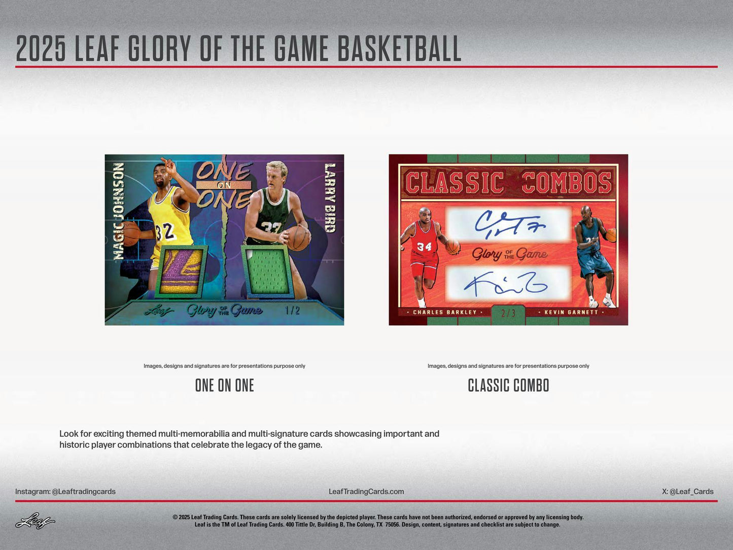 2025 Leaf Glory of the Game Basketball Hobby Box | Columbia Sports Cards - Columbia Hobby - Sports Card Boxes - Toploaders - Card Savers