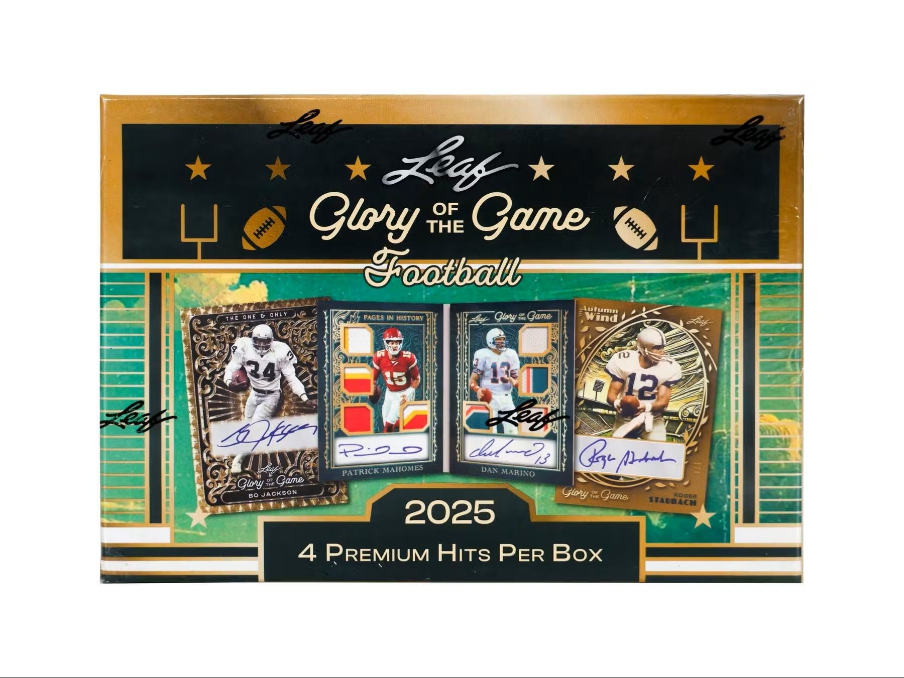 2025 Leaf Glory of the Game Football Hobby Box | Columbia Sports Cards - Columbia Hobby - Sports Card Boxes - Toploaders - Card Savers