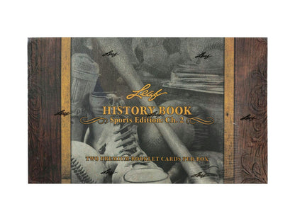 2025 Leaf History Book Sports Edition: Chapter 2 Hobby Box | Columbia Sports Cards - Columbia Hobby - Sports Card Boxes - Toploaders - Card Savers