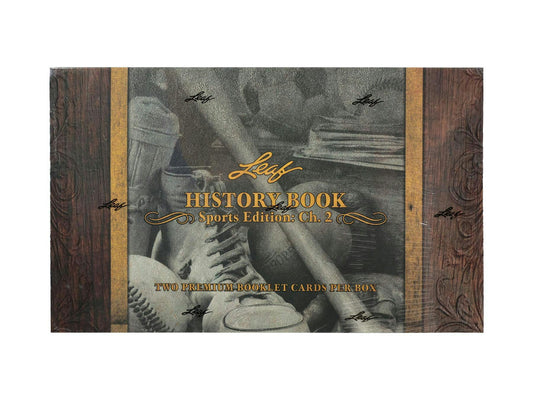2025 Leaf History Book Sports Edition: Chapter 2 Hobby Box | Columbia Sports Cards - Columbia Hobby - Sports Card Boxes - Toploaders - Card Savers