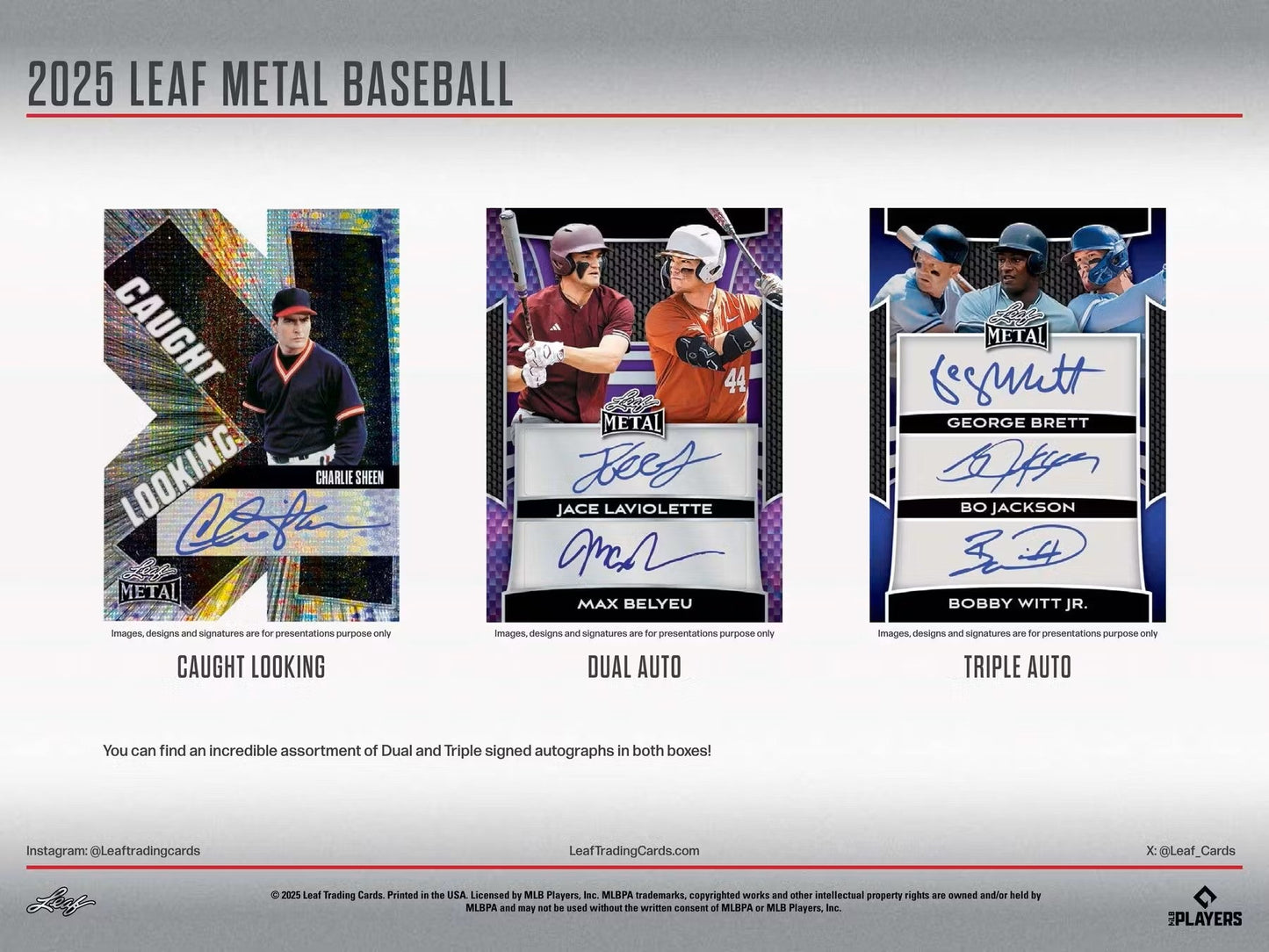 2025 Leaf Metal Baseball Hobby Box | Columbia Sports Cards - Columbia Hobby - Sports Card Boxes - Toploaders - Card Savers