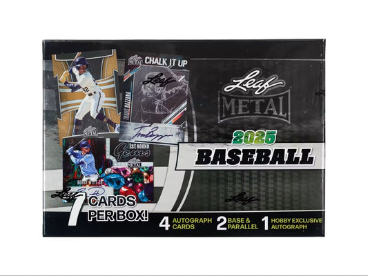 2025 Leaf Metal Baseball Hobby Box | Columbia Sports Cards - Columbia Hobby - Sports Card Boxes - Toploaders - Card Savers