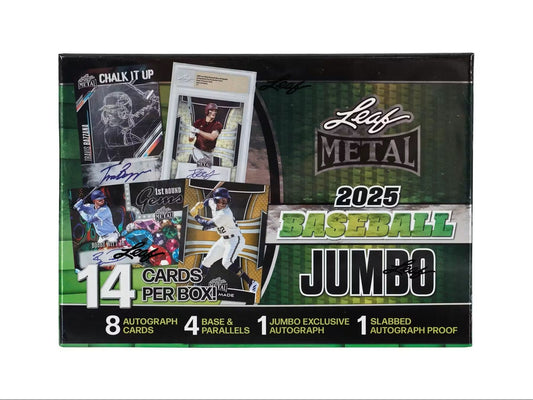 2025 Leaf Metal Baseball Jumbo Box | Columbia Sports Cards - Columbia Hobby - Sports Card Boxes - Toploaders - Card Savers