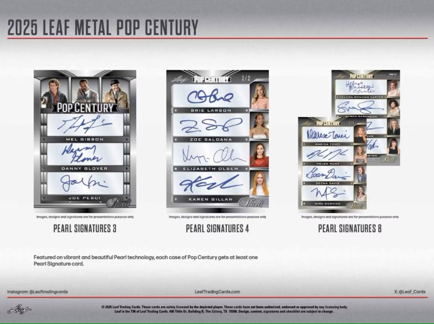 2025 Leaf Metal Pop Century Hobby Box - Columbia Hobby - Sports Card Boxes - Toploaders - Card Savers
