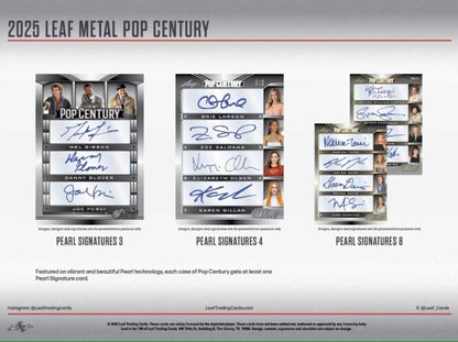 2025 Leaf Metal Pop Century Hobby Box - Columbia Hobby - Sports Card Boxes - Toploaders - Card Savers