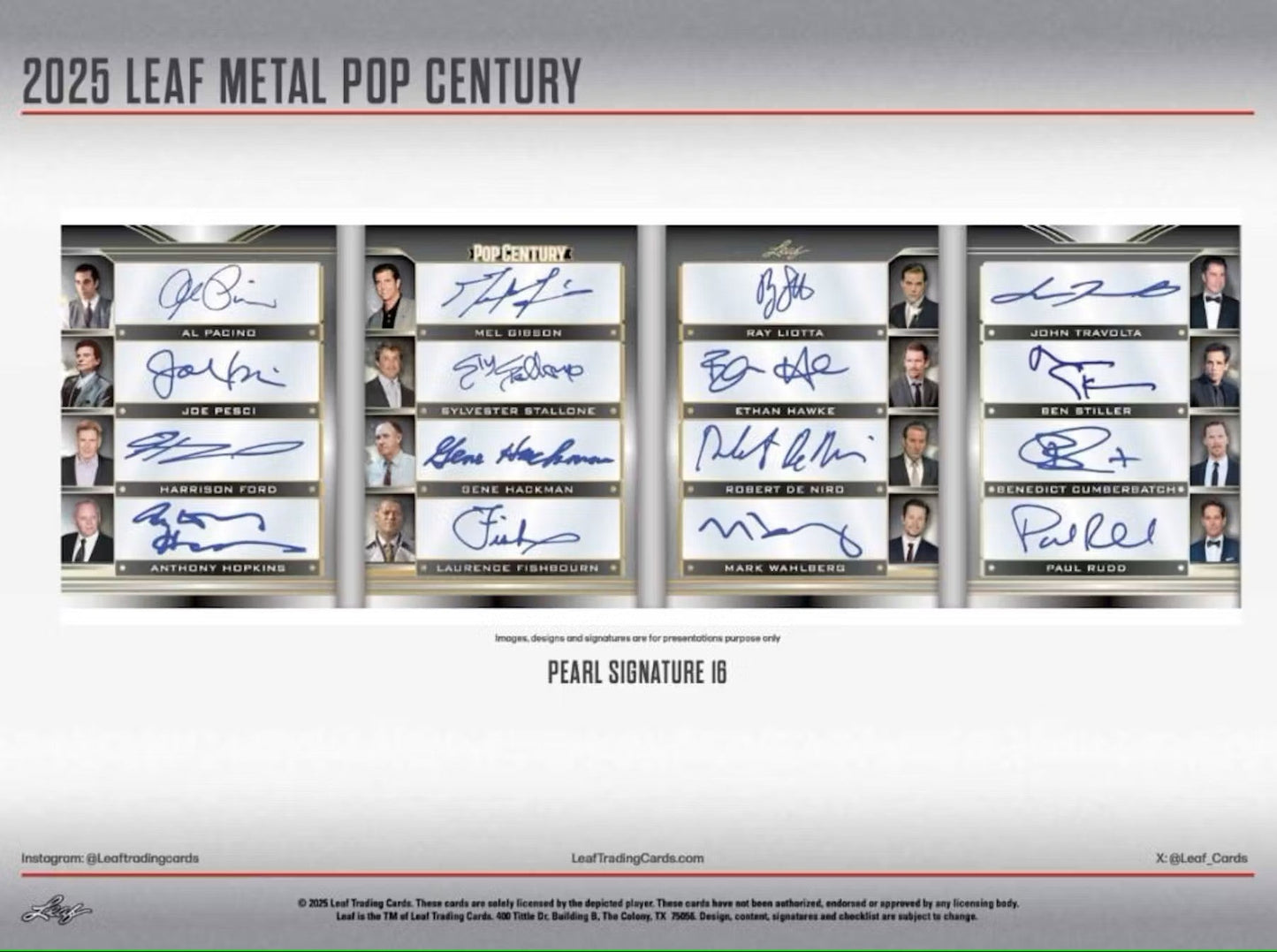 2025 Leaf Metal Pop Century Hobby Box - Columbia Hobby - Sports Card Boxes - Toploaders - Card Savers