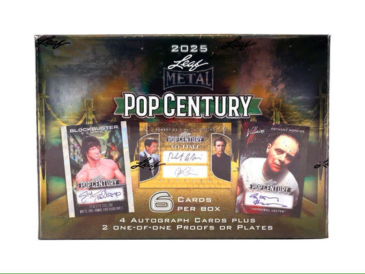 2025 Leaf Metal Pop Century Hobby Box - Columbia Hobby - Sports Card Boxes - Toploaders - Card Savers