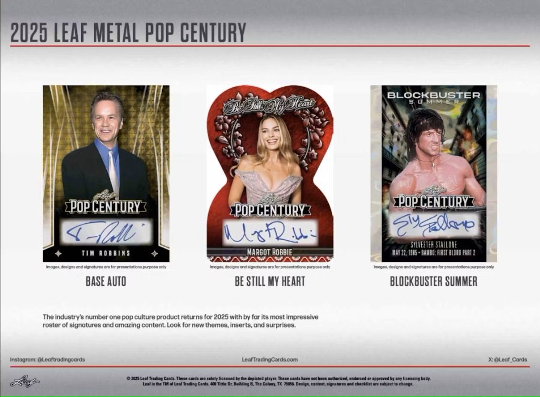 2025 Leaf Metal Pop Century Hobby Box - Columbia Hobby - Sports Card Boxes - Toploaders - Card Savers