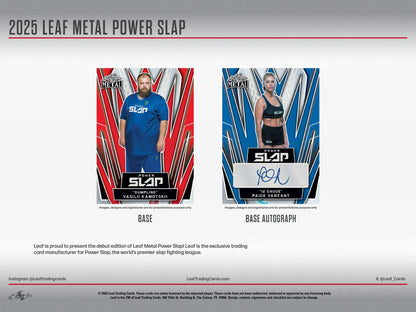 2025 Leaf Metal Power Slap Hobby Box | Columbia Sports Cards - Columbia Hobby - Sports Card Boxes - Toploaders - Card Savers