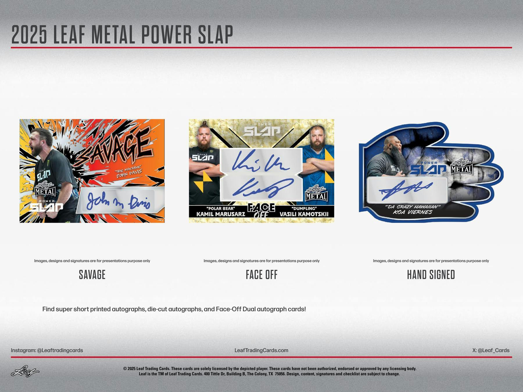 2025 Leaf Metal Power Slap Hobby Box | Columbia Sports Cards - Columbia Hobby - Sports Card Boxes - Toploaders - Card Savers