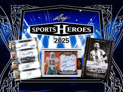 2025 Leaf Metal Sports Heroes Hobby Box - Columbia Hobby - Sports Card Boxes - Toploaders - Card Savers