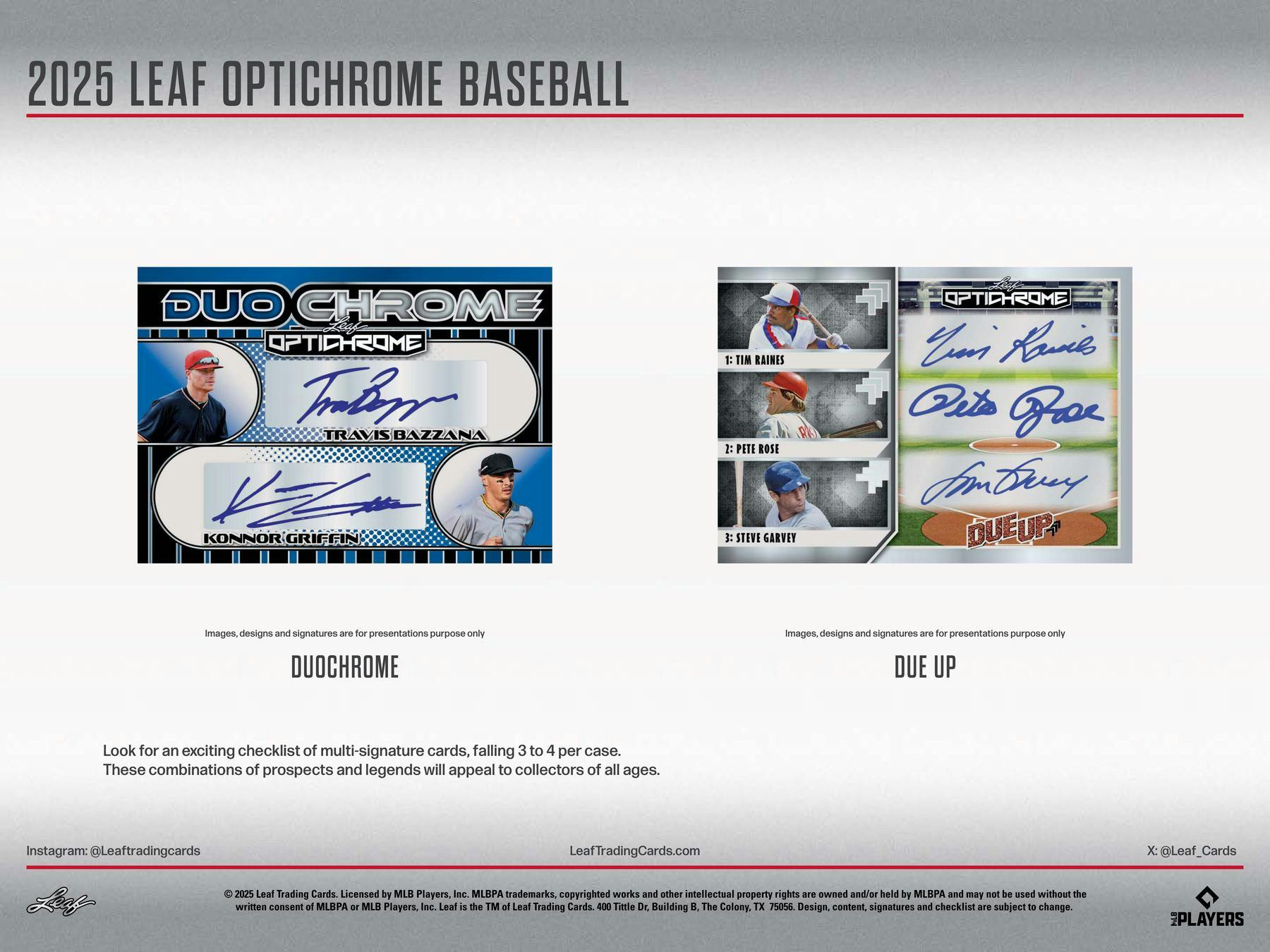 2025 Leaf Optichrome Baseball Hobby Jumbo Box | Columbia Sports Cards - Columbia Hobby - Sports Card Boxes - Toploaders - Card Savers