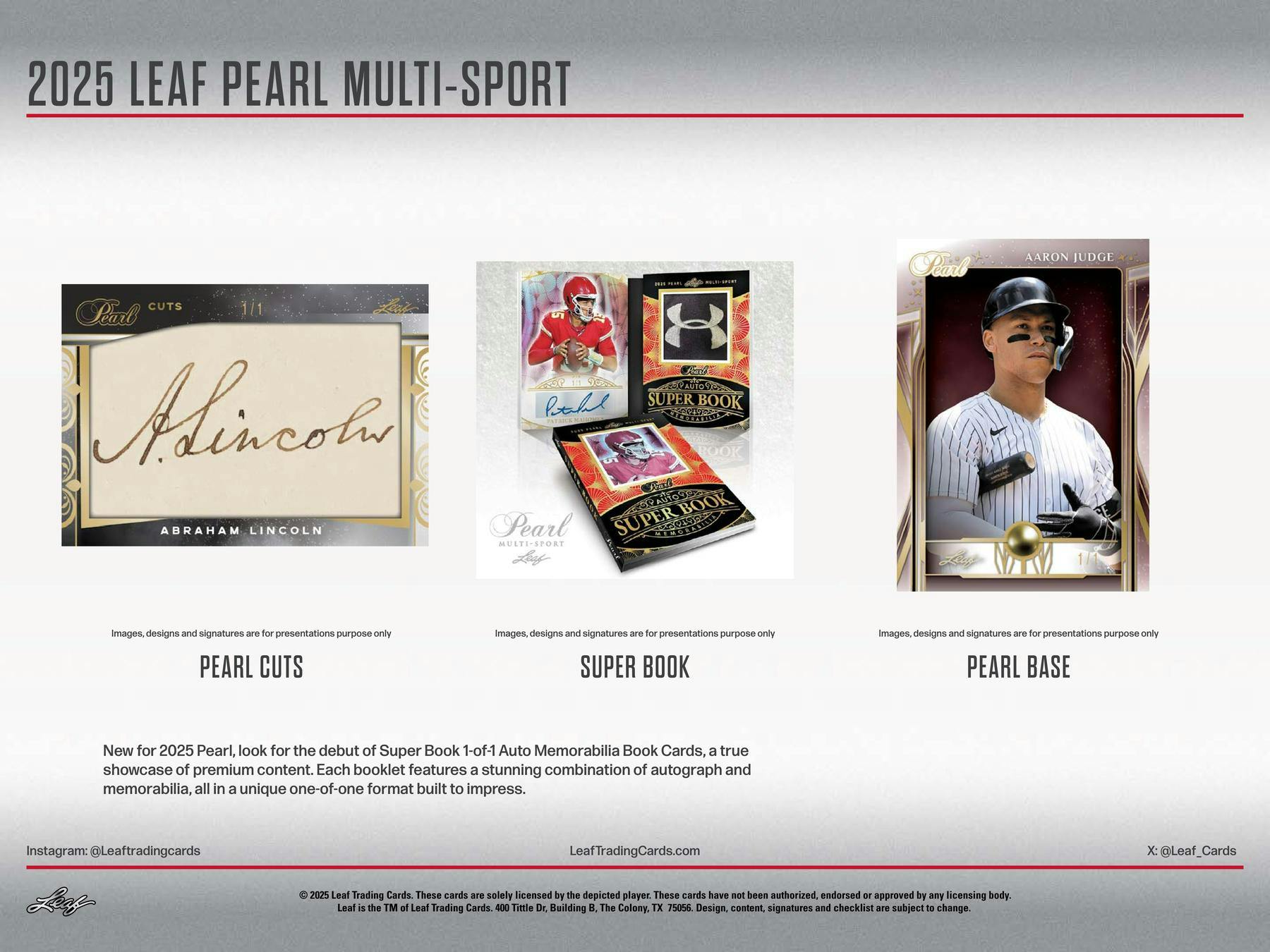 2025 Leaf Pearl Multisport Hobby Box | Columbia Sports Cards & More - Columbia Hobby - Sports Card Boxes - Toploaders - Card Savers