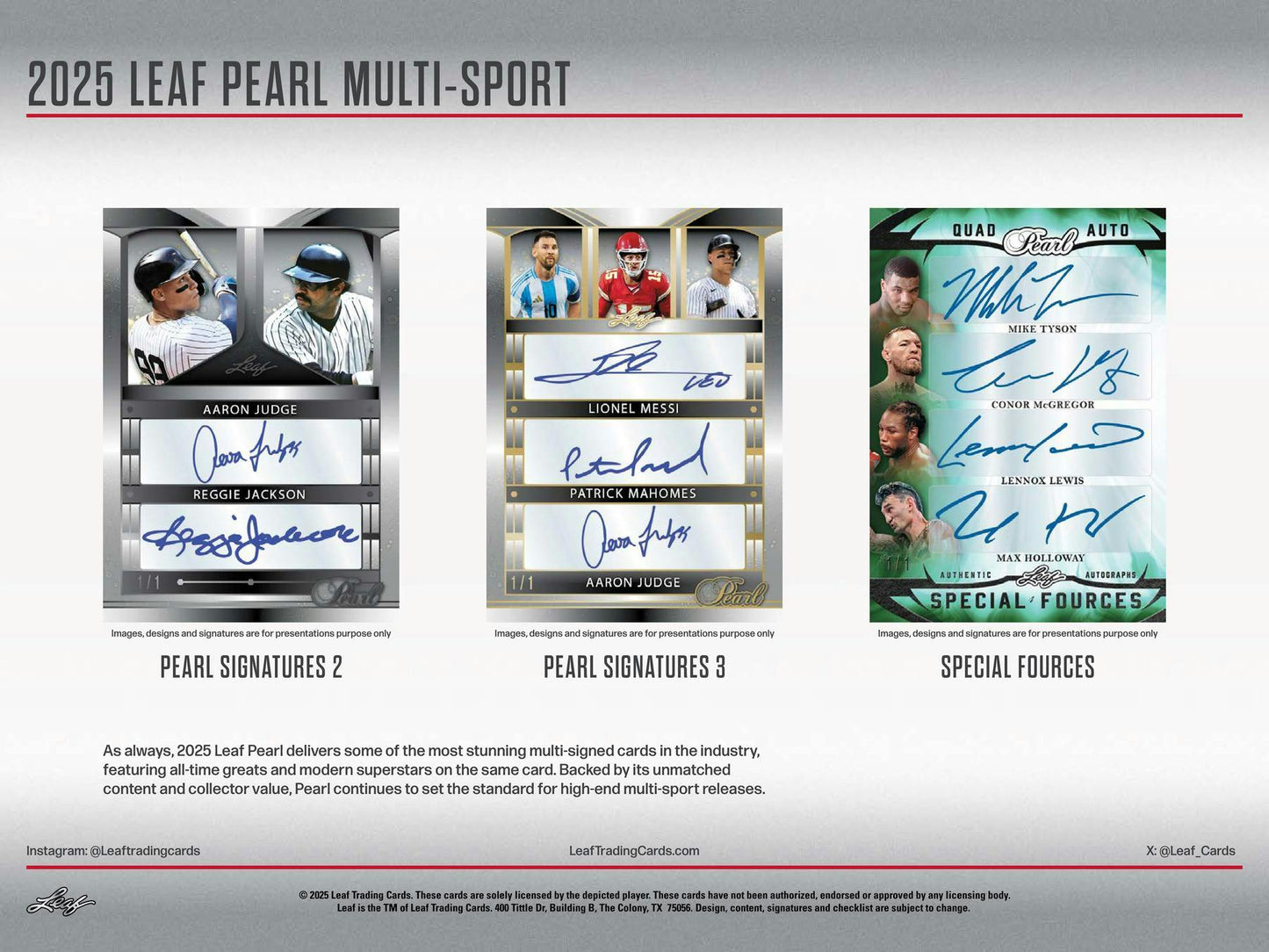 2025 Leaf Pearl Multisport Hobby Box | Columbia Sports Cards & More - Columbia Hobby - Sports Card Boxes - Toploaders - Card Savers