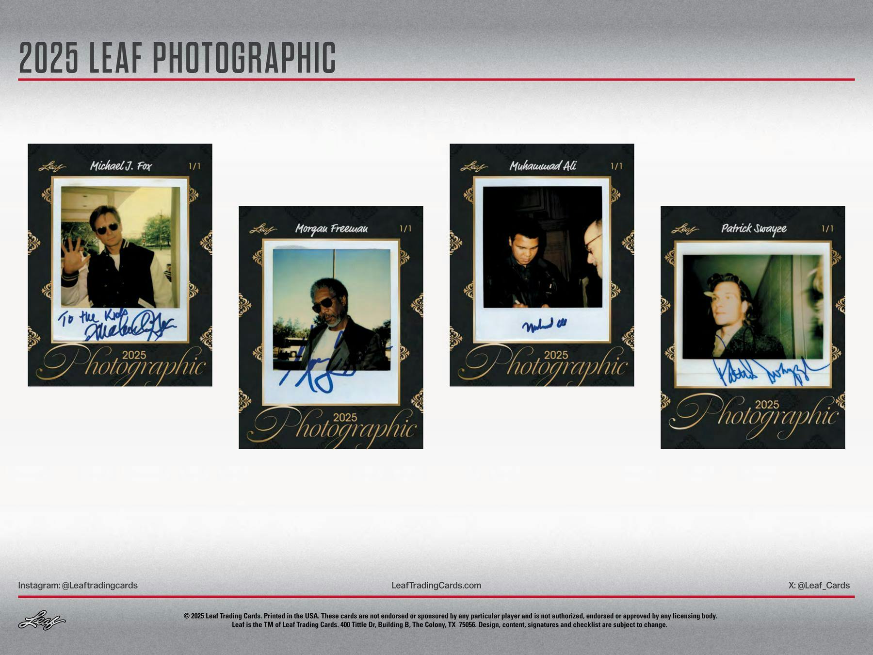 2025 Leaf Photographic Box | Columbia Sports Cards - Columbia Hobby - Sports Card Boxes - Toploaders - Card Savers