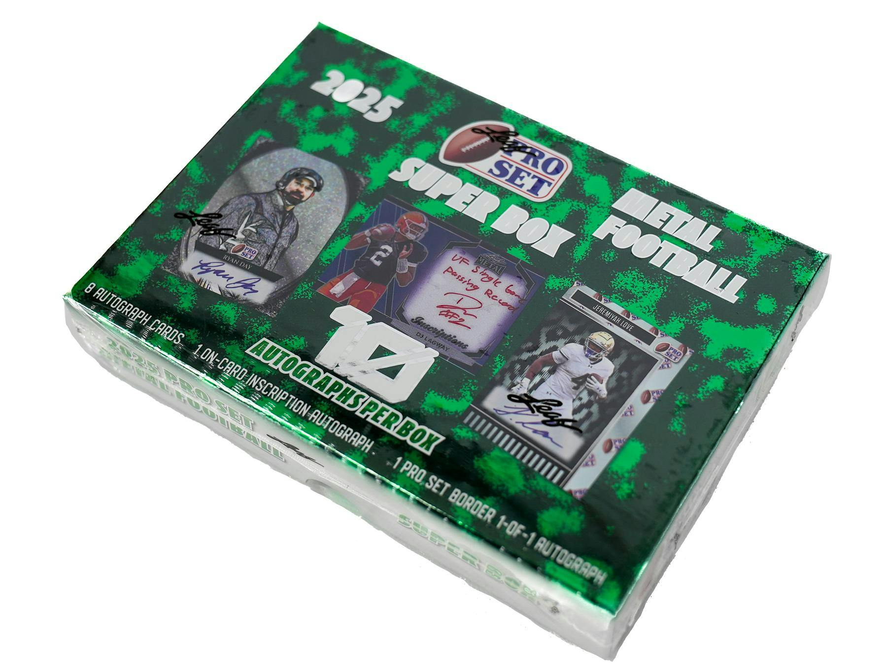 2025 Leaf Pro Set Metal Football Super Box - Columbia Hobby - Sports Card Boxes - Toploaders - Card Savers