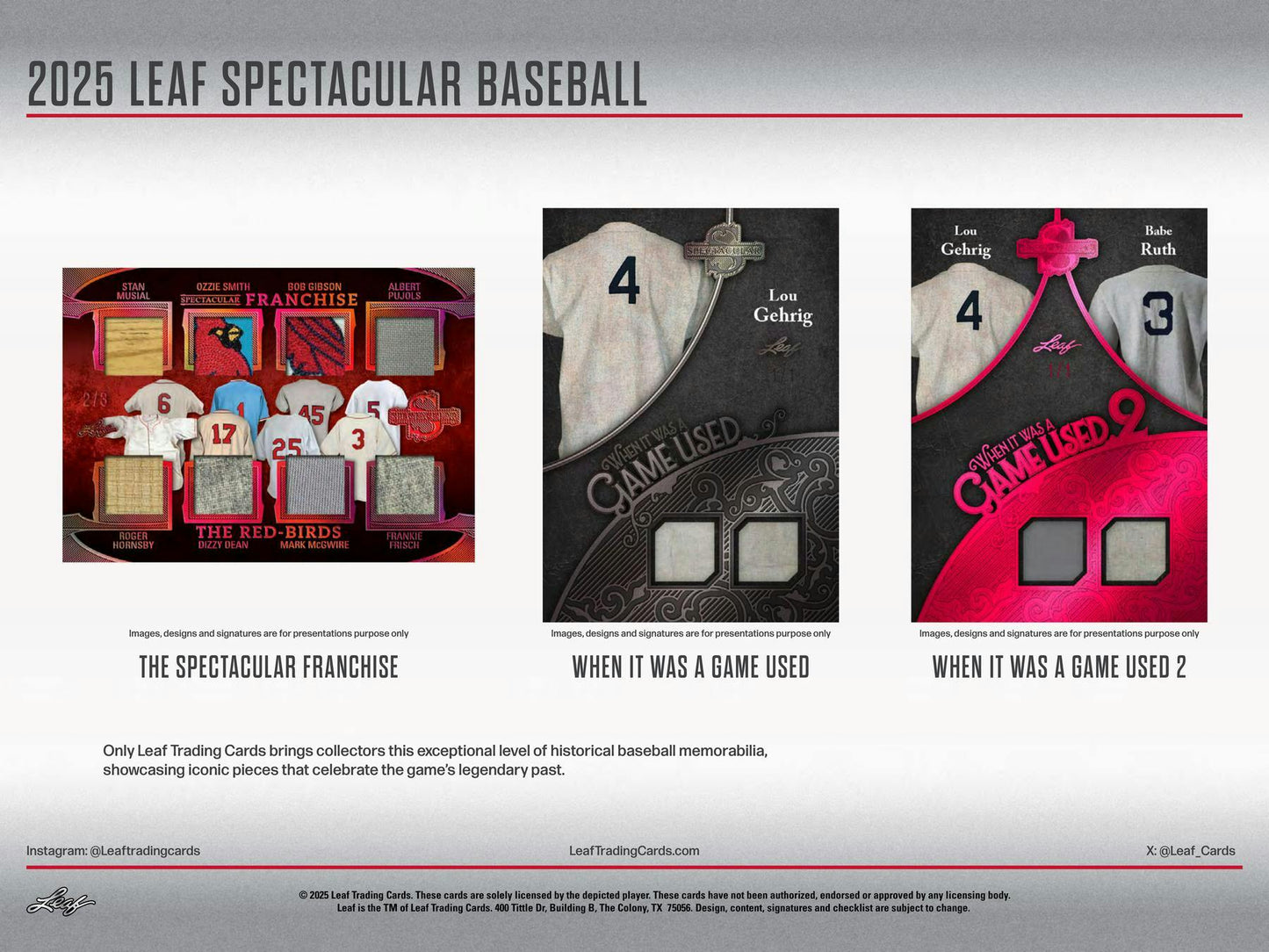 2025 Leaf Spectacular Baseball Hobby Box | Columbia Sports Cards - Columbia Hobby - Sports Card Boxes - Toploaders - Card Savers