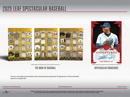 2025 Leaf Spectacular Baseball Hobby Box | Columbia Sports Cards - Columbia Hobby - Sports Card Boxes - Toploaders - Card Savers