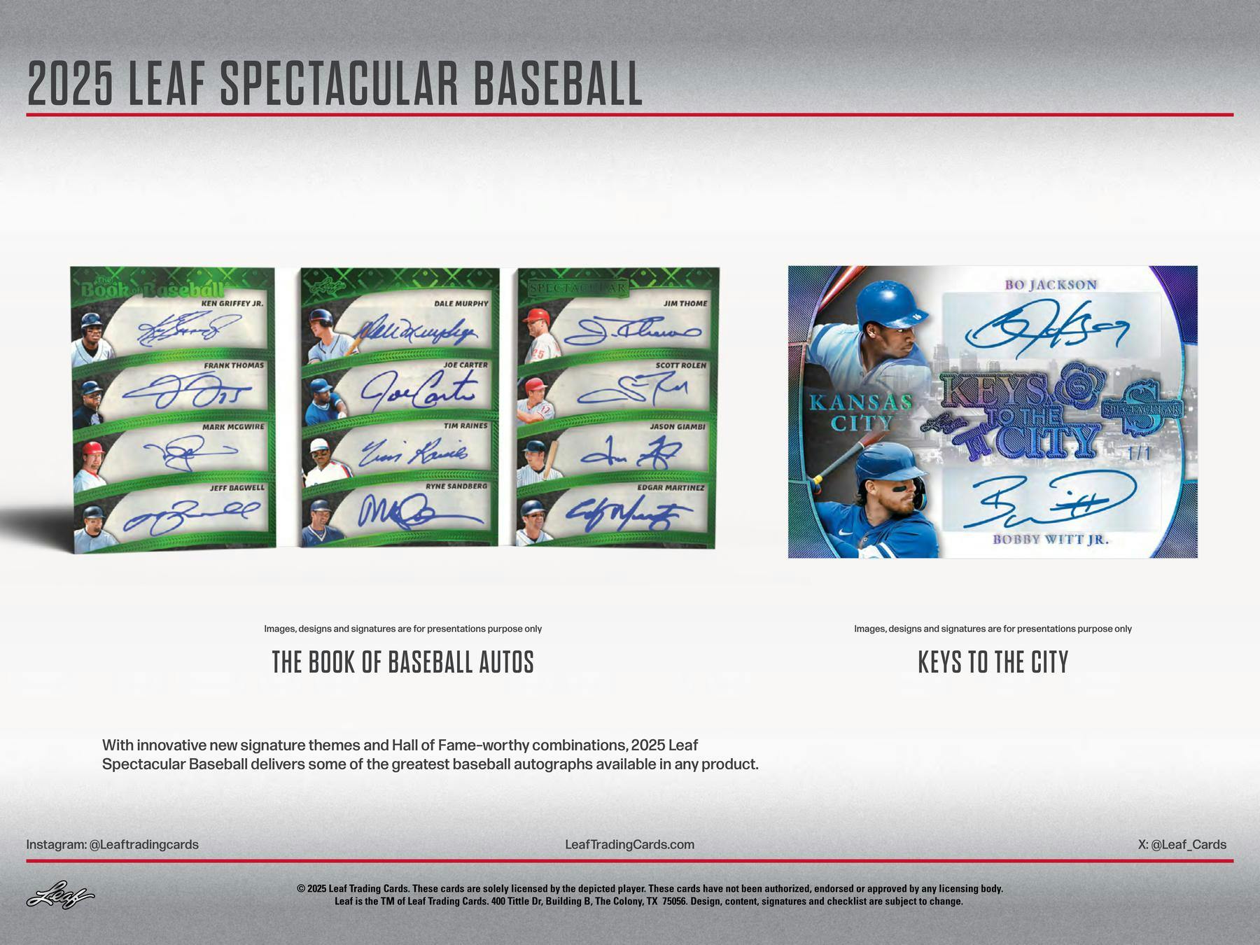 2025 Leaf Spectacular Baseball Hobby Box | Columbia Sports Cards - Columbia Hobby - Sports Card Boxes - Toploaders - Card Savers