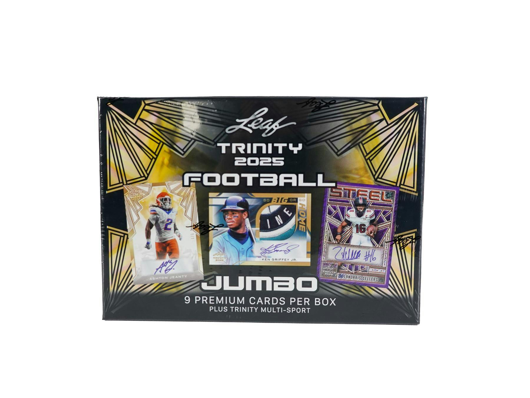 2025 Leaf Trinity Football Jumbo Hobby Box | Columbia Sports Cards - Columbia Hobby - Sports Card Boxes - Toploaders - Card Savers