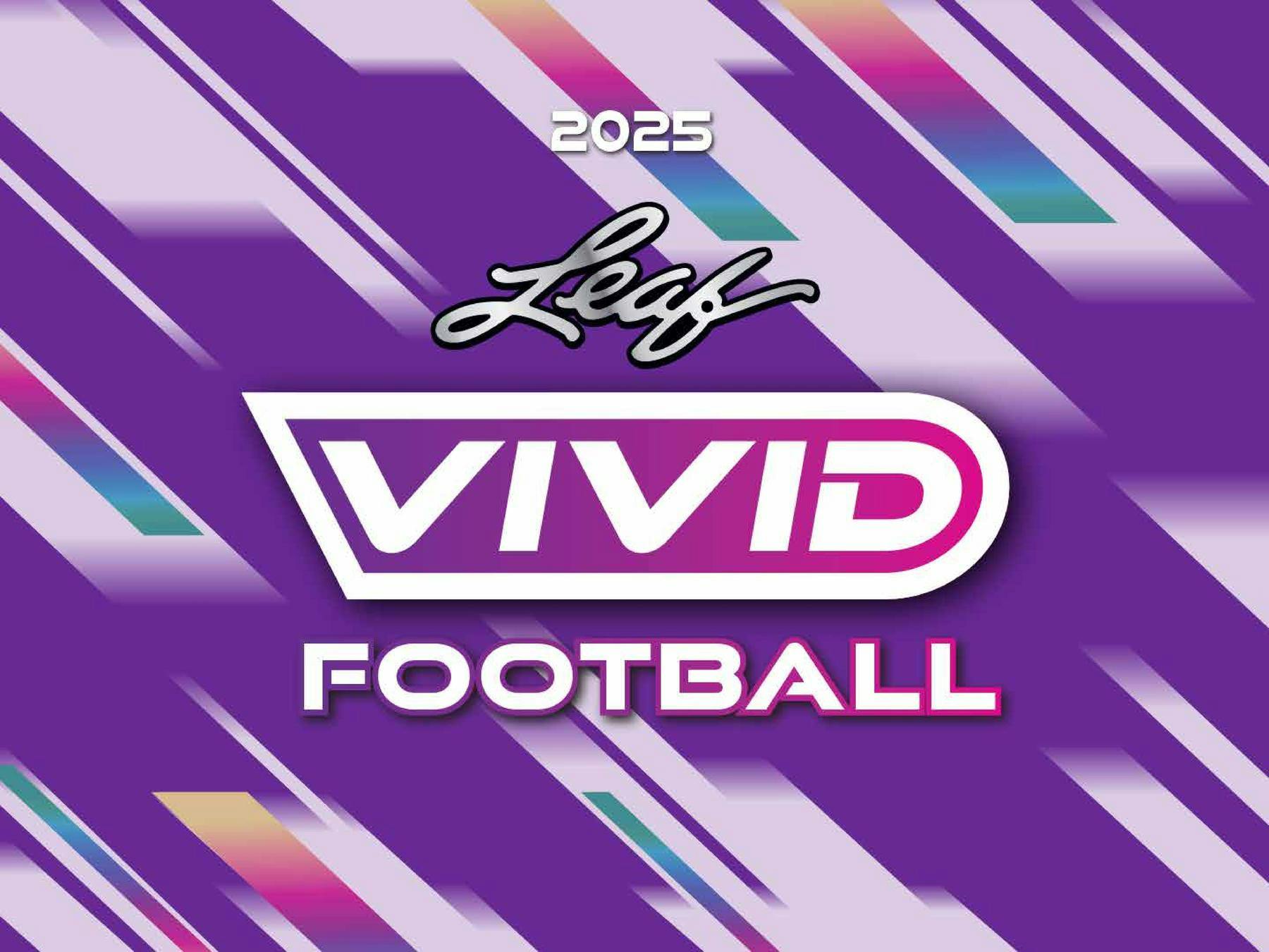 2025 Leaf Vivid Football Hobby Box | Columbia Sports Cards - Columbia Hobby - Sports Card Boxes - Toploaders - Card Savers