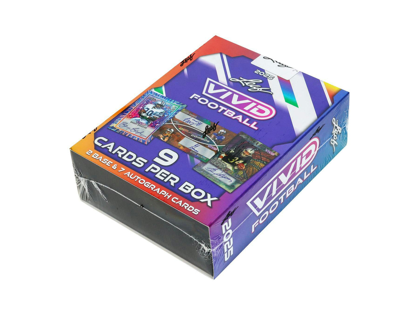 2025 Leaf Vivid Football Hobby Box | Columbia Sports Cards - Columbia Hobby - Sports Card Boxes - Toploaders - Card Savers