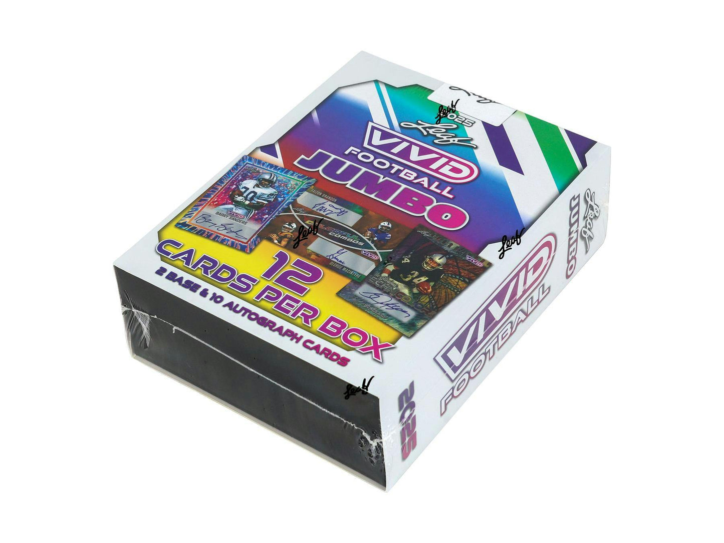 2025 Leaf Vivid Football Hobby Jumbo Box | Columbia Sports Cards - Columbia Hobby - Sports Card Boxes - Toploaders - Card Savers