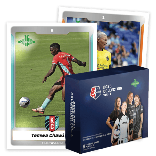 2025 NWSL Soccer Collection Vol. 1 Hobby Box | Columbia Sports Cards & More - Columbia Hobby - Sports Card Boxes - Toploaders - Card Savers