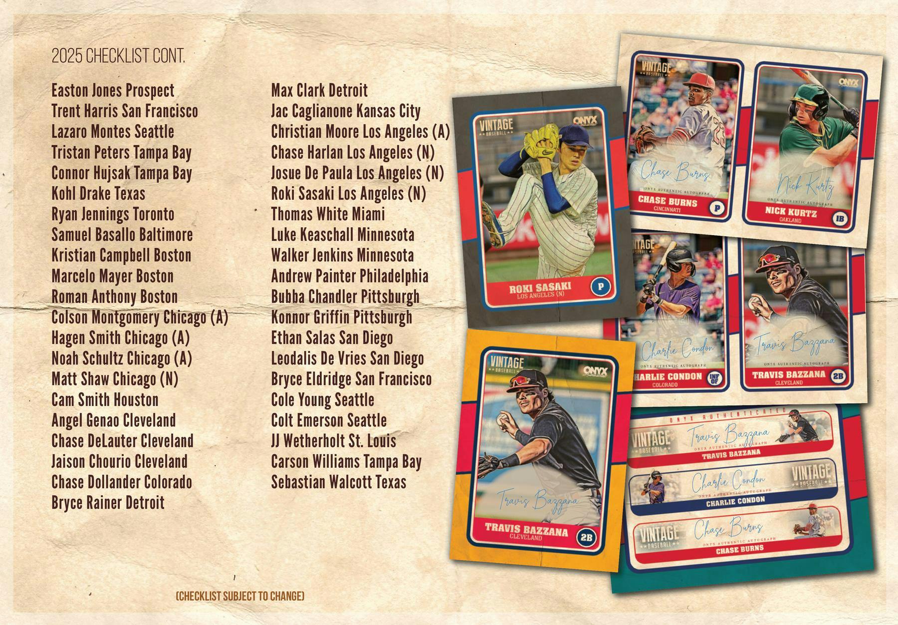 2025 Onyx Vintage Baseball Mega Series - Columbia Hobby - Sports Card Boxes - Toploaders - Card Savers