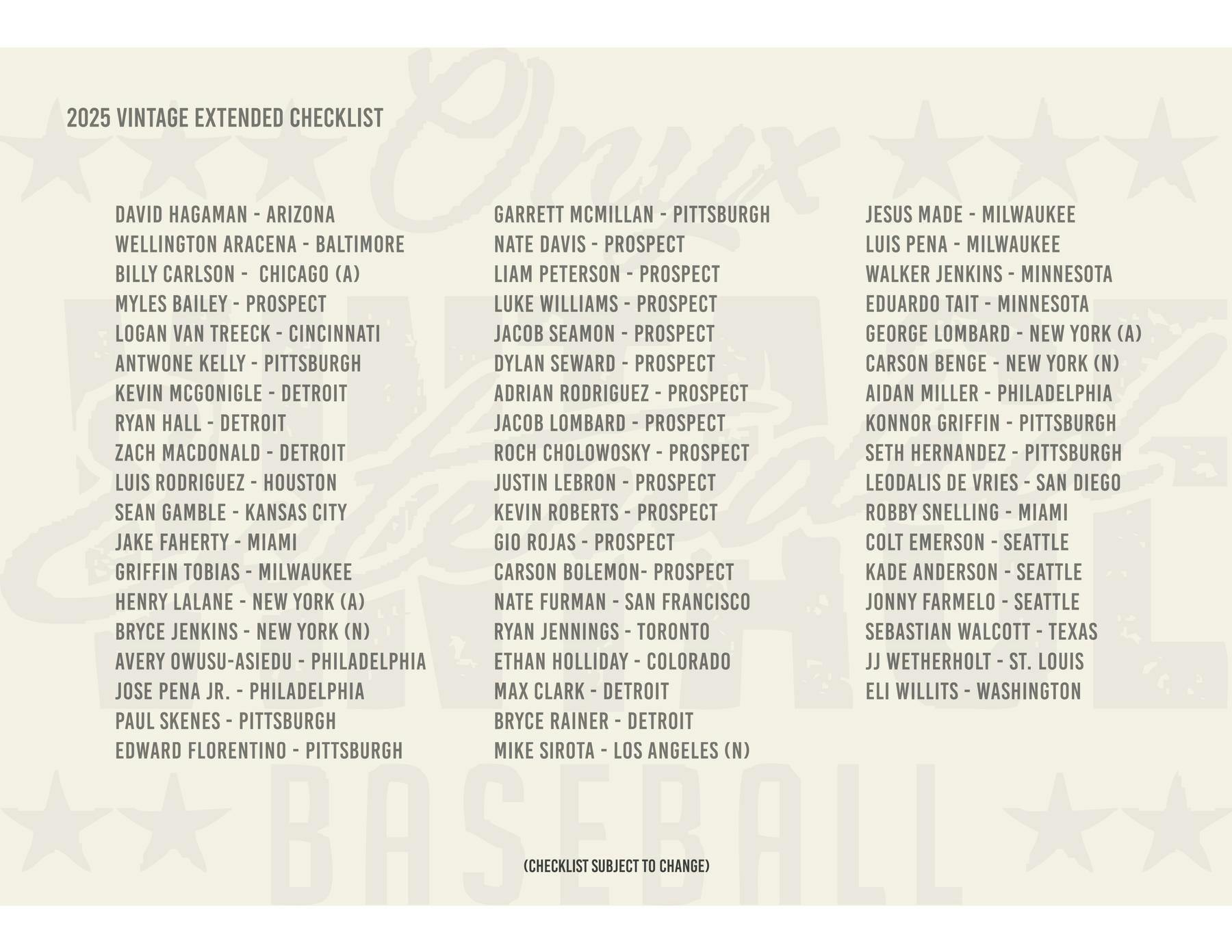 2025 Onyx Vintage Extended Series Baseball Mega Box | Columbia Sports Cards - Columbia Hobby - Sports Card Boxes - Toploaders - Card Savers