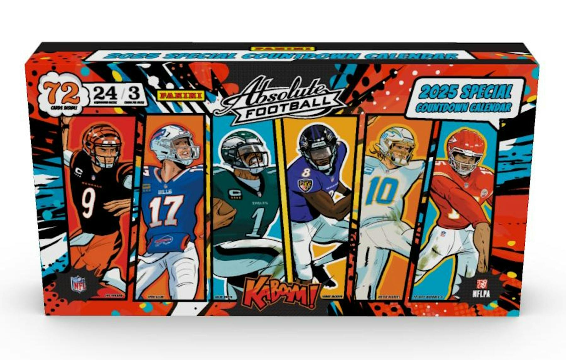 2025 Panini Absolute Football Countdown Calendar Box | Columbia Sports Cards - Columbia Hobby - Sports Card Boxes - Toploaders - Card Savers
