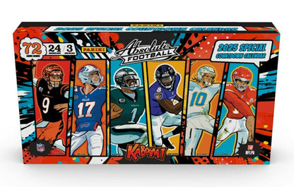 2025 Panini Absolute Football Countdown Calendar Box | Columbia Sports Cards - Columbia Hobby - Sports Card Boxes - Toploaders - Card Savers