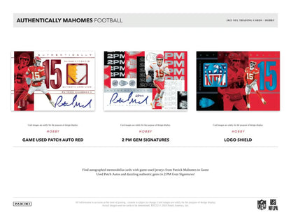 2025 Panini Authentically Mahomes Football Hobby Case Box | Columbia Sports Cards - Columbia Hobby - Sports Card Boxes - Toploaders - Card Savers