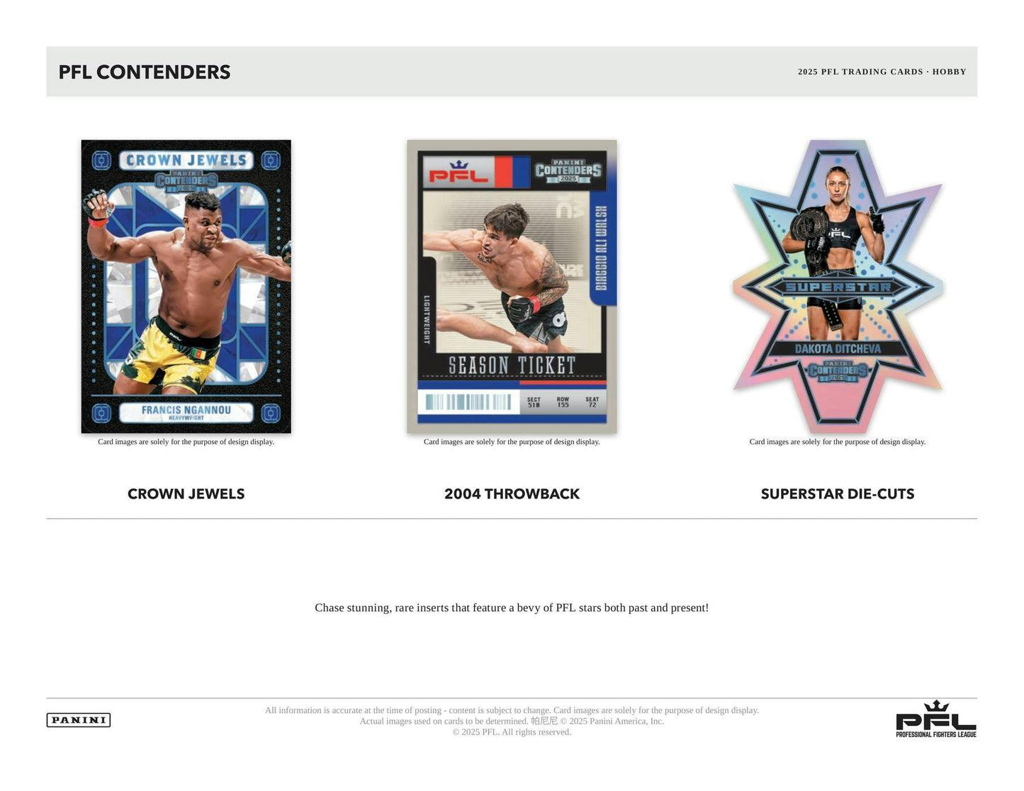 2025 Panini Contenders Professional Fighters League PFL Hobby Box | Columbia Sports Cards & More - Columbia Hobby - Sports Card Boxes - Toploaders - Card Savers