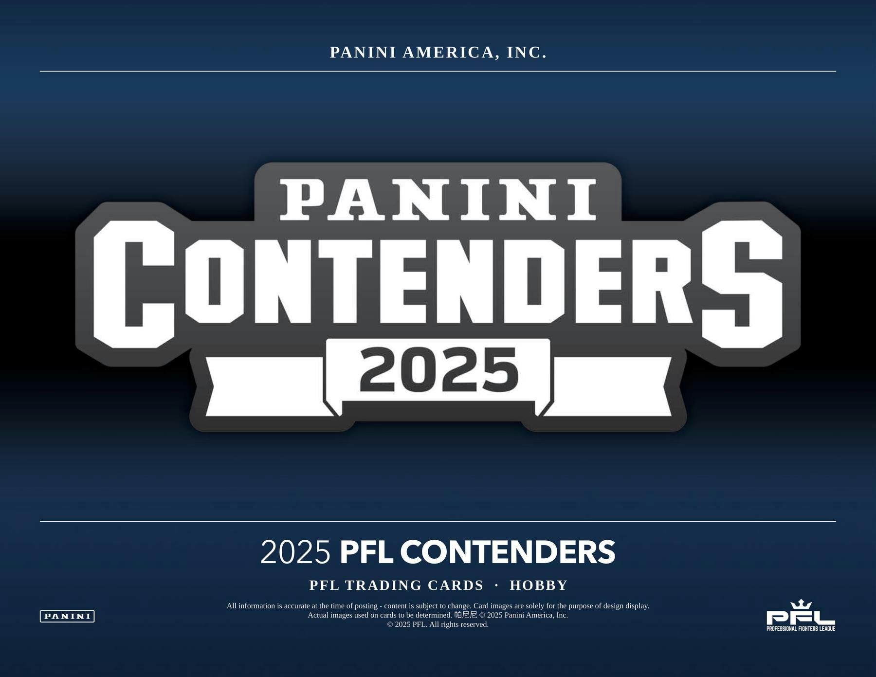 2025 Panini Contenders Professional Fighters League PFL Hobby Box | Columbia Sports Cards & More - Columbia Hobby - Sports Card Boxes - Toploaders - Card Savers