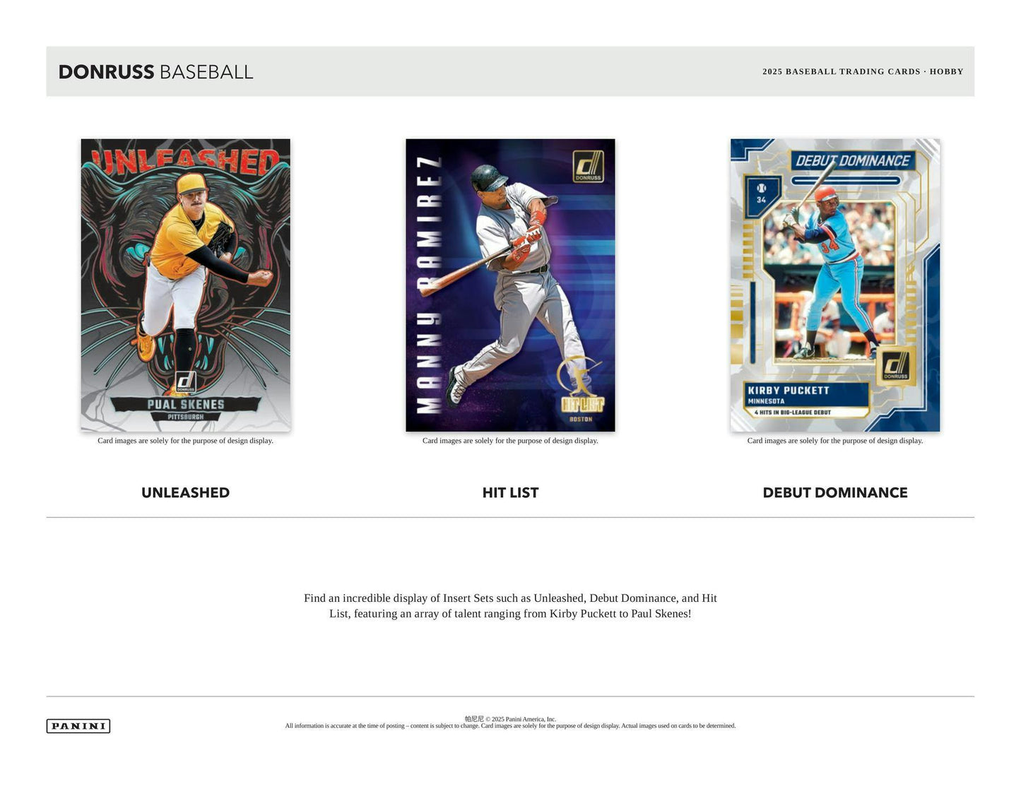 2025 Panini Donruss Baseball Hobby Box - Columbia Hobby - Sports Card Boxes - Toploaders - Card Savers