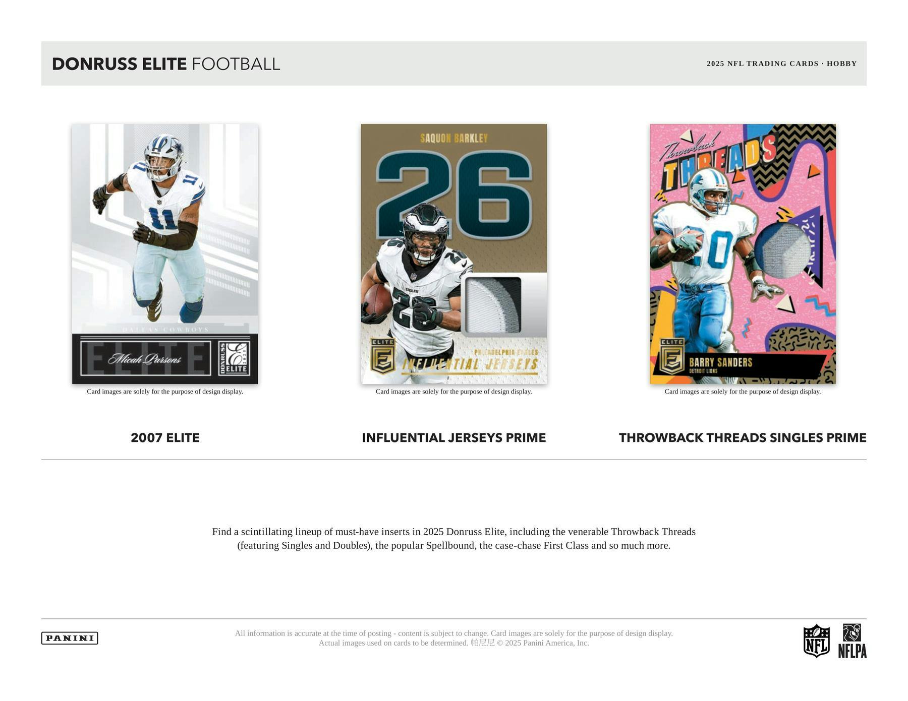 2025 Panini Donruss Elite Football Hobby Box - Columbia Hobby - Sports Card Boxes - Toploaders - Card Savers