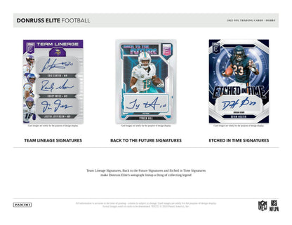 2025 Panini Donruss Elite Football Hobby Box - Columbia Hobby - Sports Card Boxes - Toploaders - Card Savers