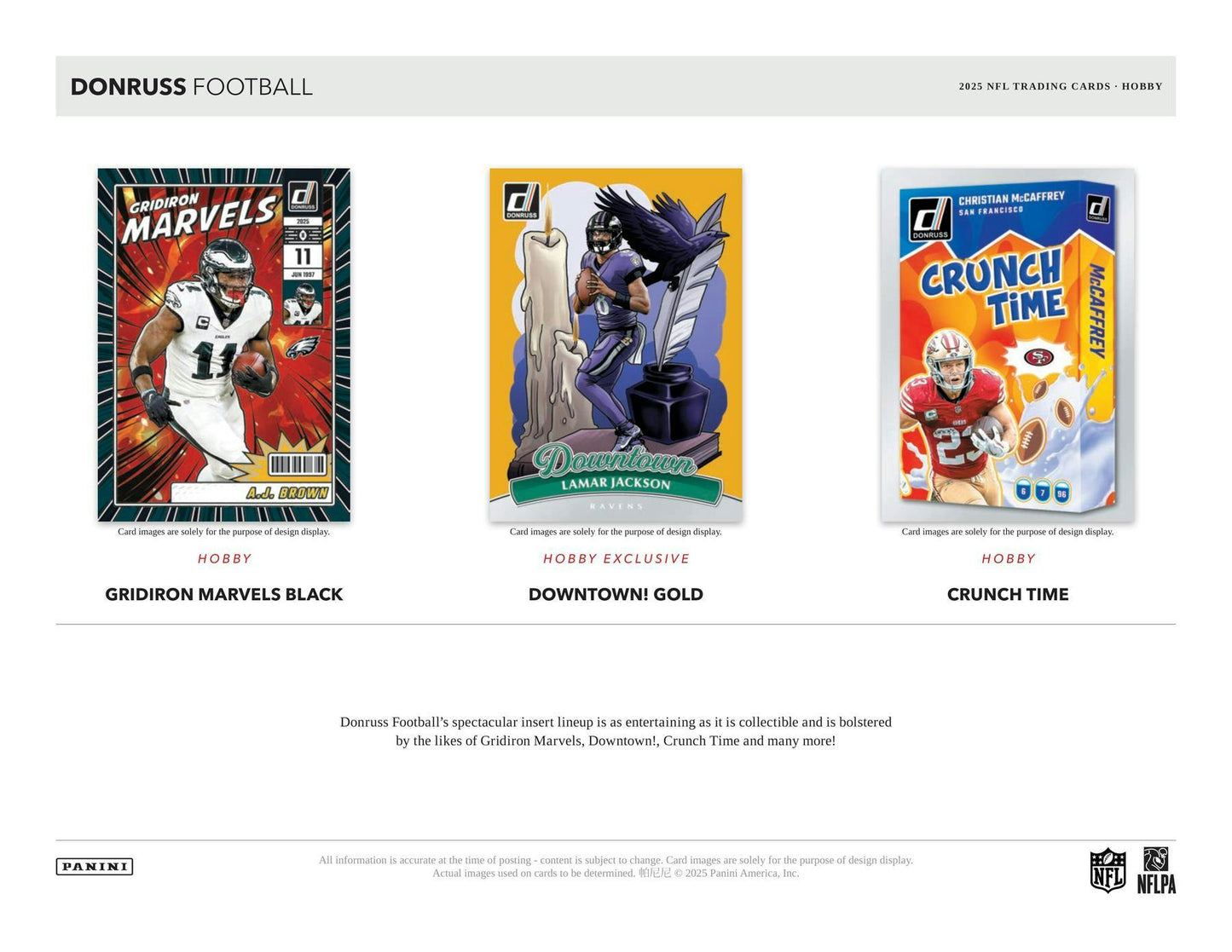 2025 Panini Donruss Football Hobby Box | Columbia Sports Cards - Columbia Hobby - Sports Card Boxes - Toploaders - Card Savers